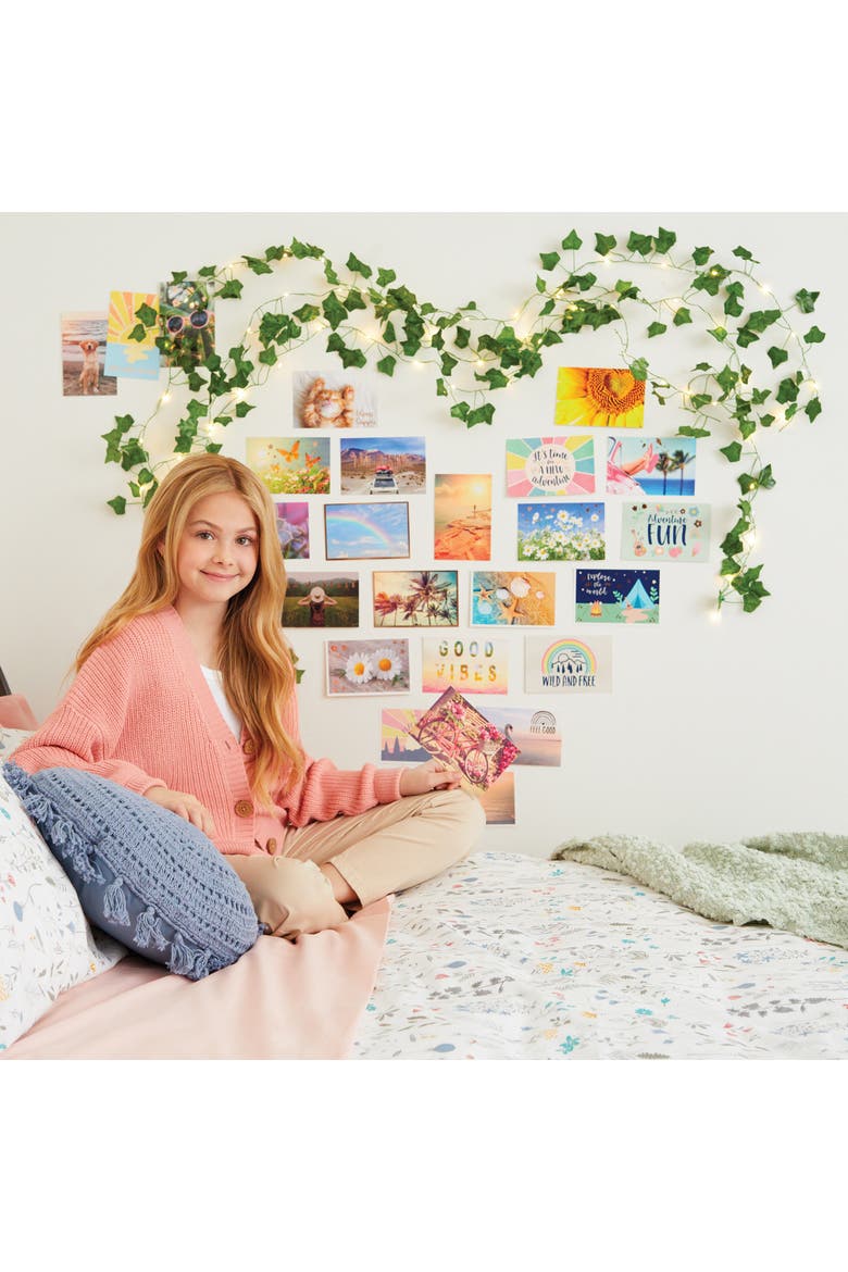 Make It Real Photo Collage & Ivy Fairy Lights Set, Alternate, color, Multicolored