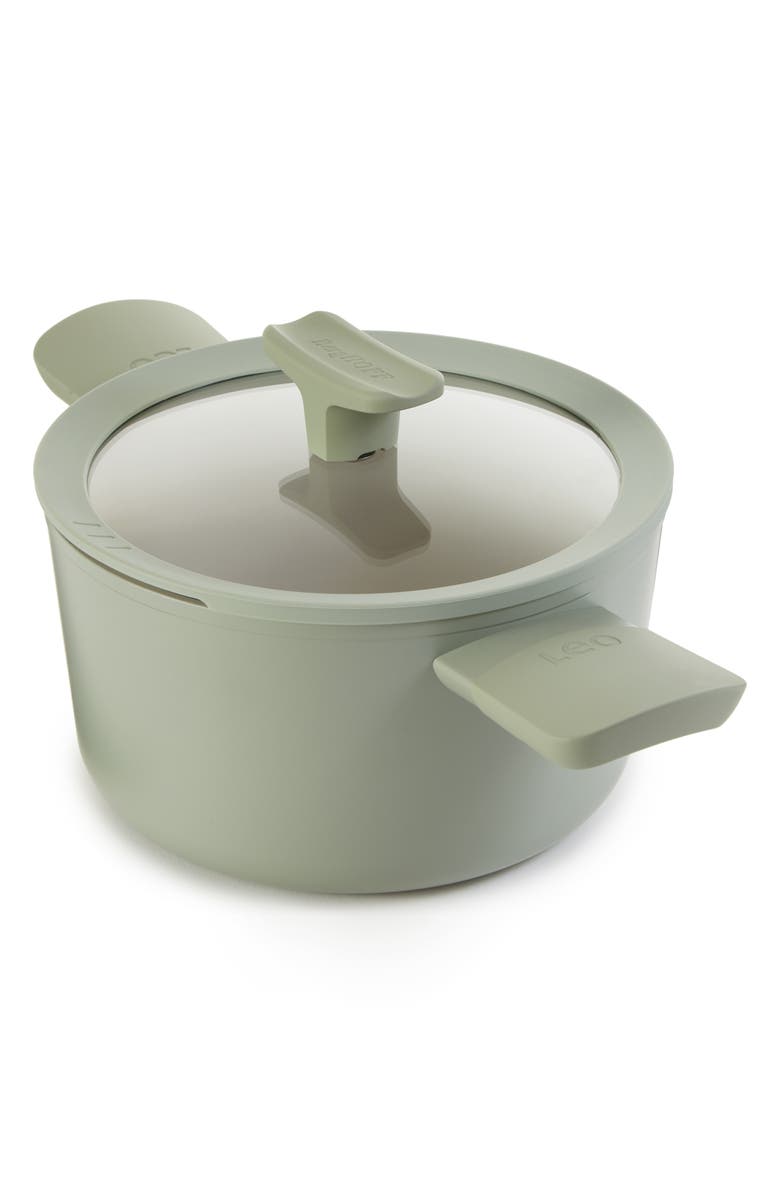 BergHOFF Leo Balance 3.3-Quart Covered Stock Pot, Main, color, Sage