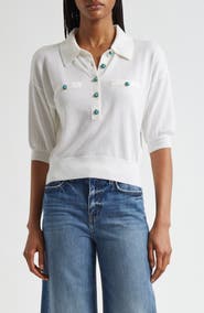 L'AGENCE Masaki Polo Sweater