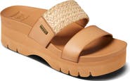 Reef Cushion Vista Higher Platform Slide Sandal