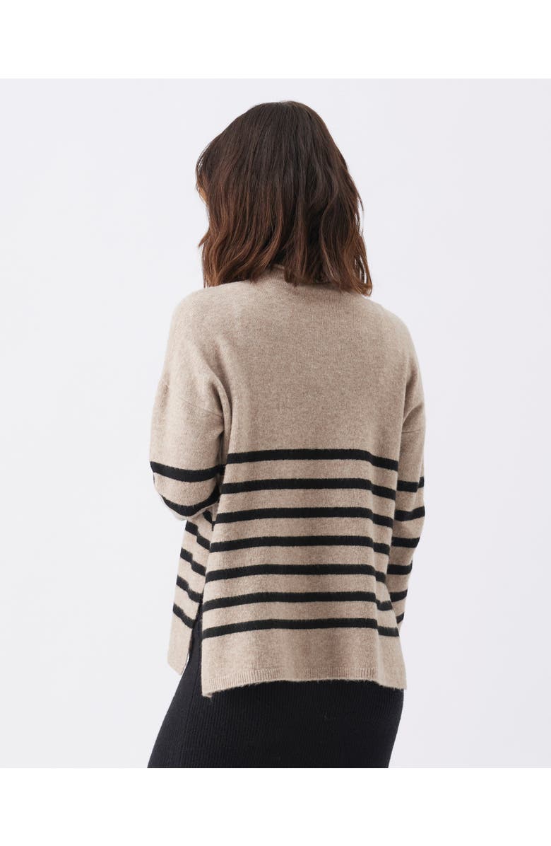 Ripe Maternity Gerrie Nursing Knit, Alternate, color, Mocha / Black