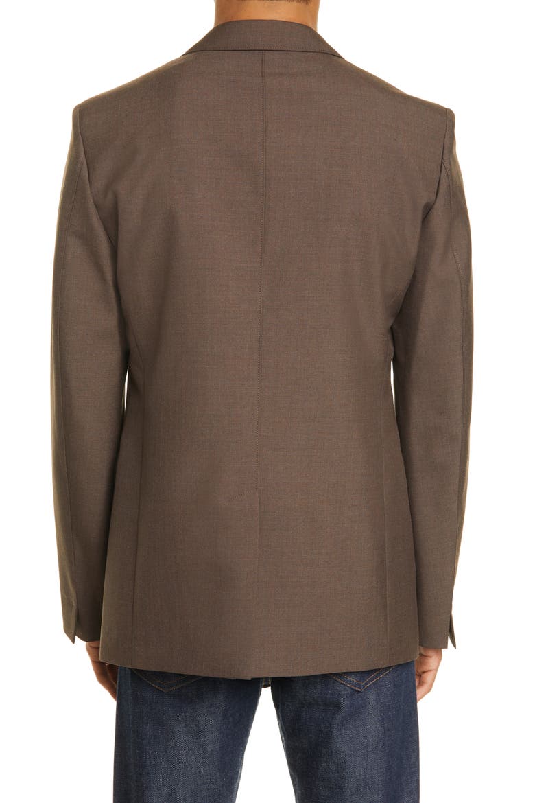 Single Breasted Blazer, Alternate, color, GREY BROWN