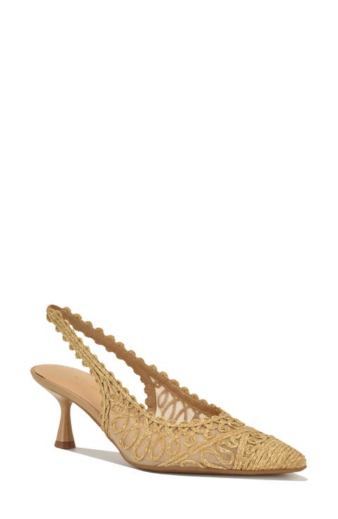 Ressa Pointed Toe Slingback Pump (Women)