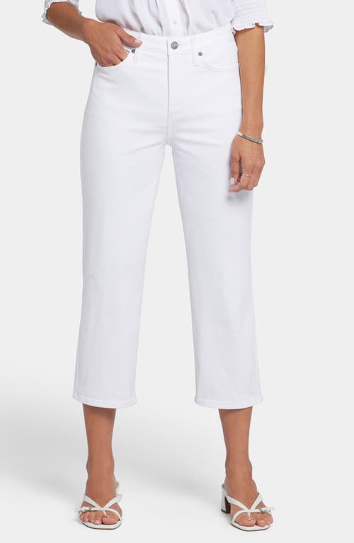 Nydj Joni High Waist Relaxed Capri Jeans In Optic White