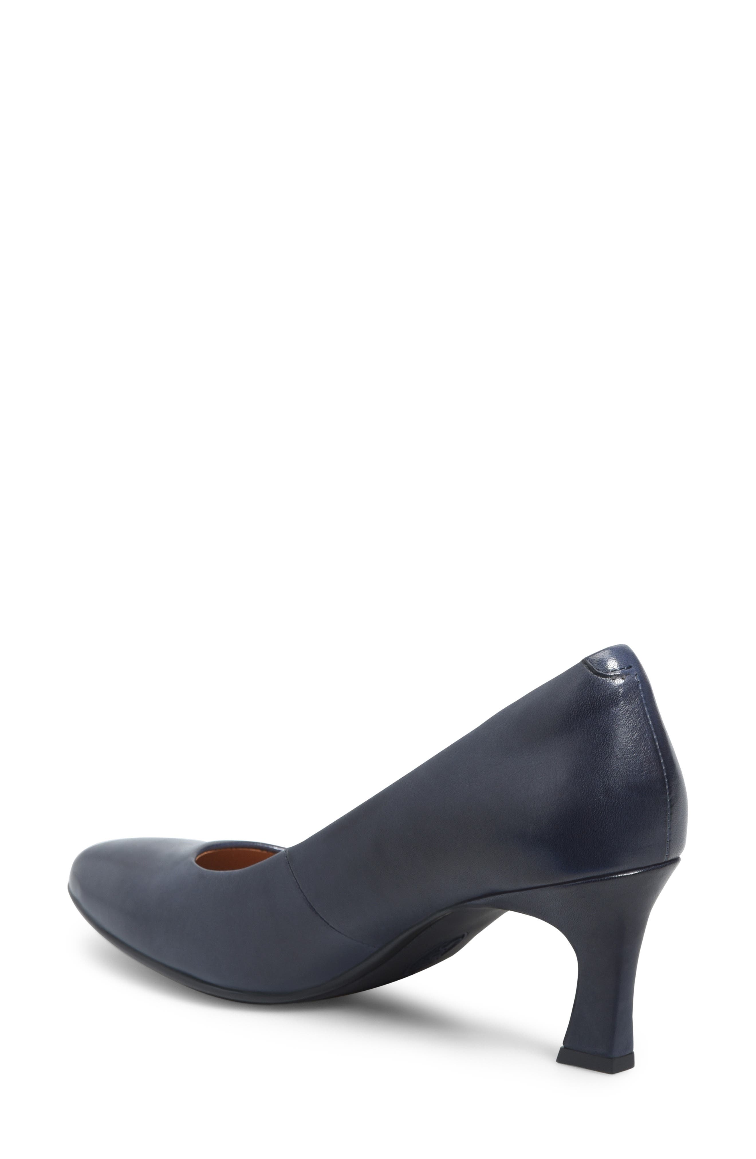 Söfft Samy Pointed Toe Pump, Alternate, color, Sky Navy