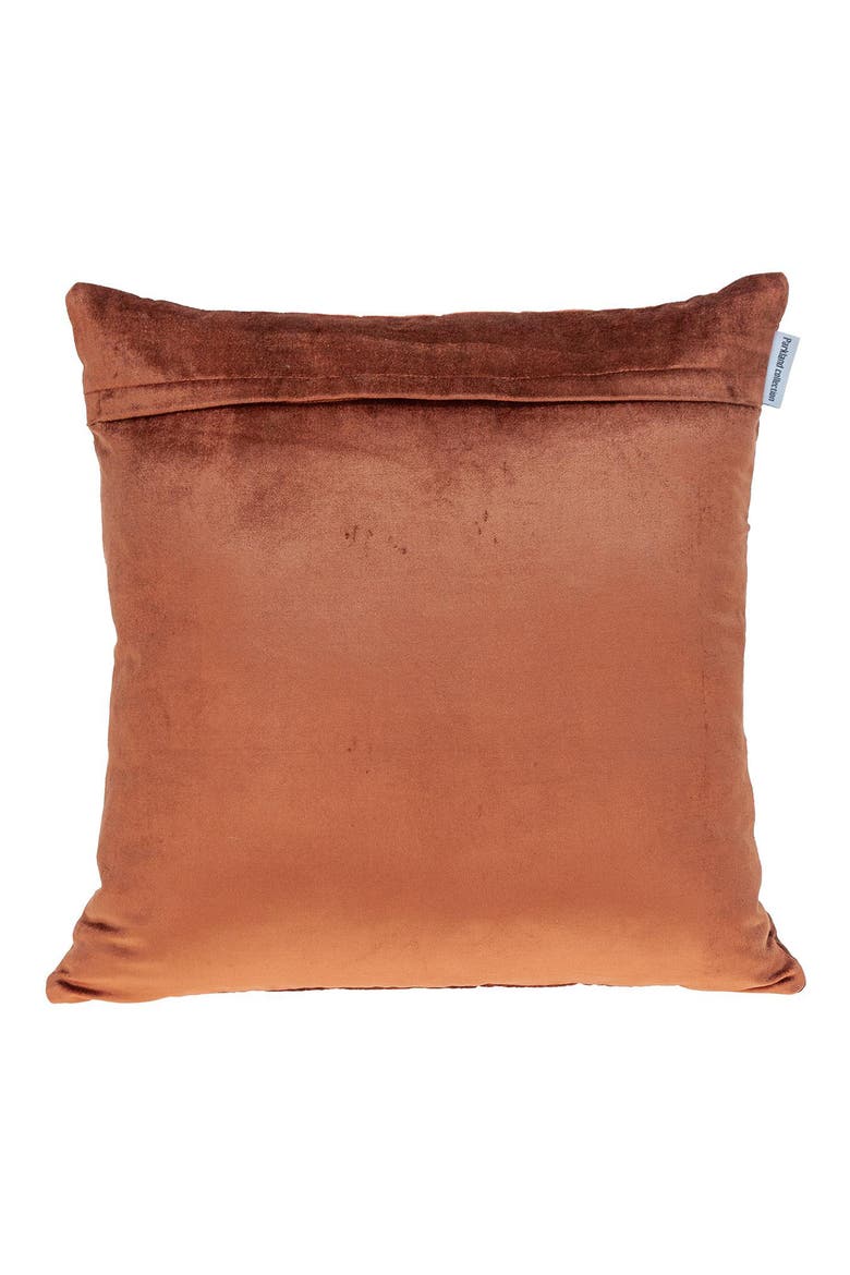 Bazyli Quilted Throw Pillow, Alternate, color, BURNT ORANGE