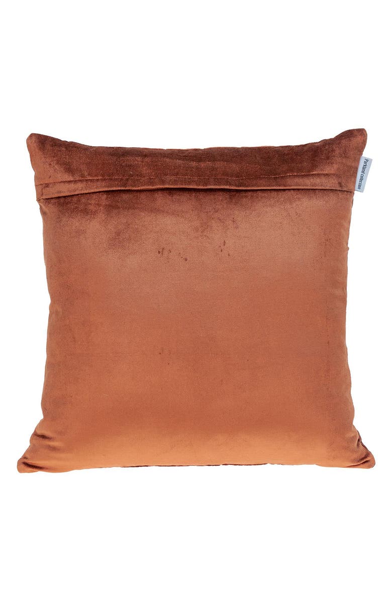 PARKLAND COLLECTION Bazyli Quilted Throw Pillow, Alternate, color, Burnt Orange