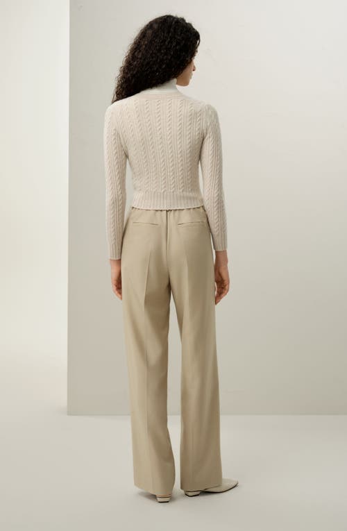 Lilysilk X Lydia Millen The Hawthorn Cardigan In Brown