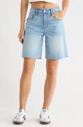 Vigoss Denim Cuff Off Bermuda Shorts