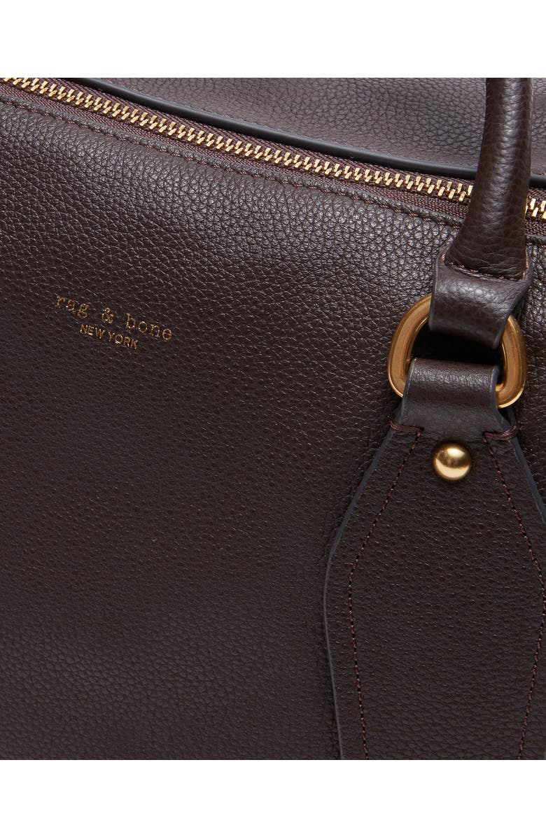 rag & bone Gramercy Medium Satchel Bag, Alternate, color, Chocolate