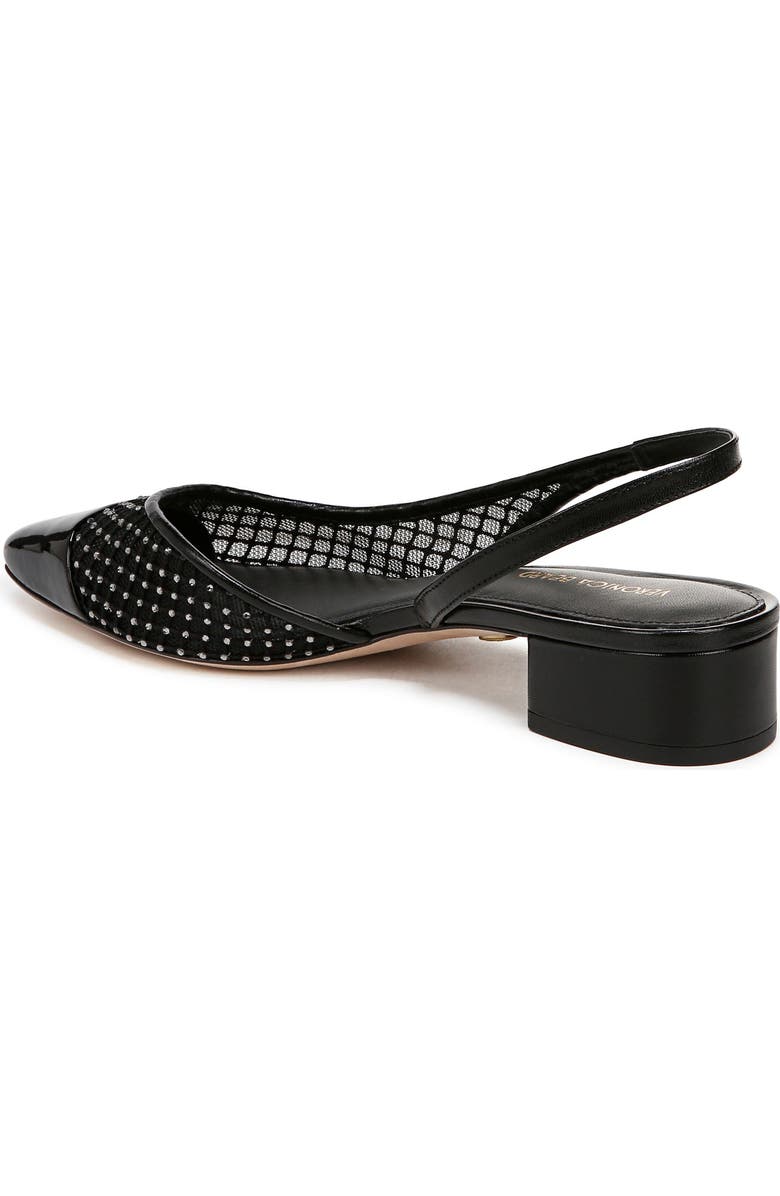 Veronica Beard Cecile Half d'Orsay Slingback Pump, Alternate, color, Black Diamond