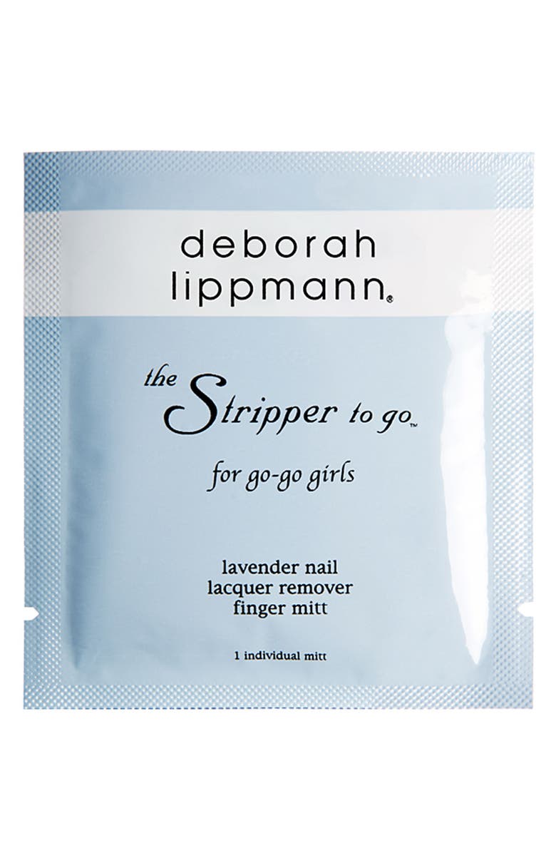 Deborah Lippmann The Stripper to Go Nail Lacquer Remover Finger Mitts, Main, color,