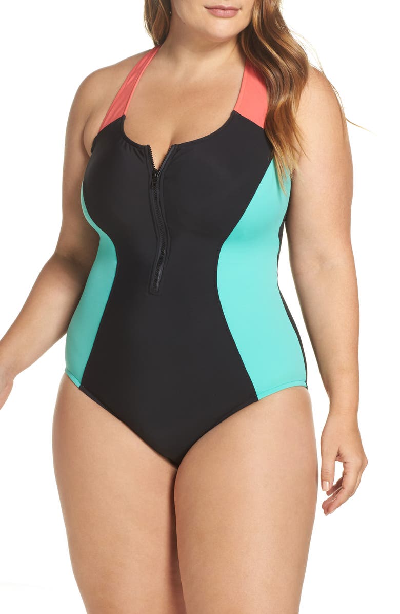 Magicsuit<sup>®</sup> Dive In Nikki One-Piece Swimsuit, Main, color, 