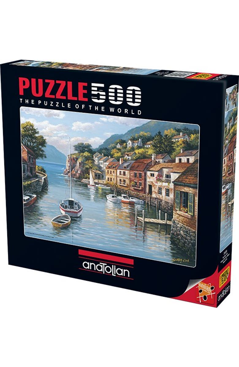 Anatolian Village on the Water 500 piece Jigsaw Puzzle for Adults, Alternate, color, Multicolor