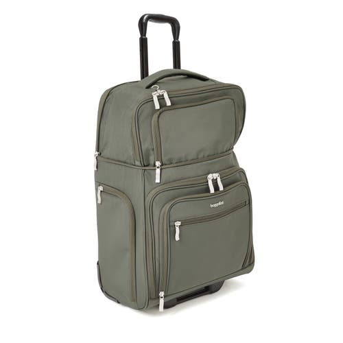 Baggallini Expandable Underseat Carry-on Suitcase