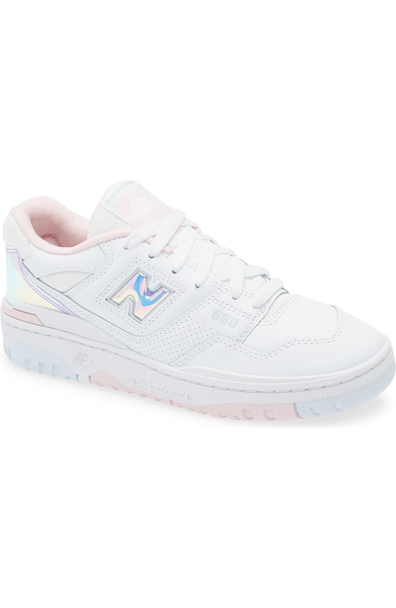 New Balance Kids' 550 Basketball Sneaker, Main, color, White