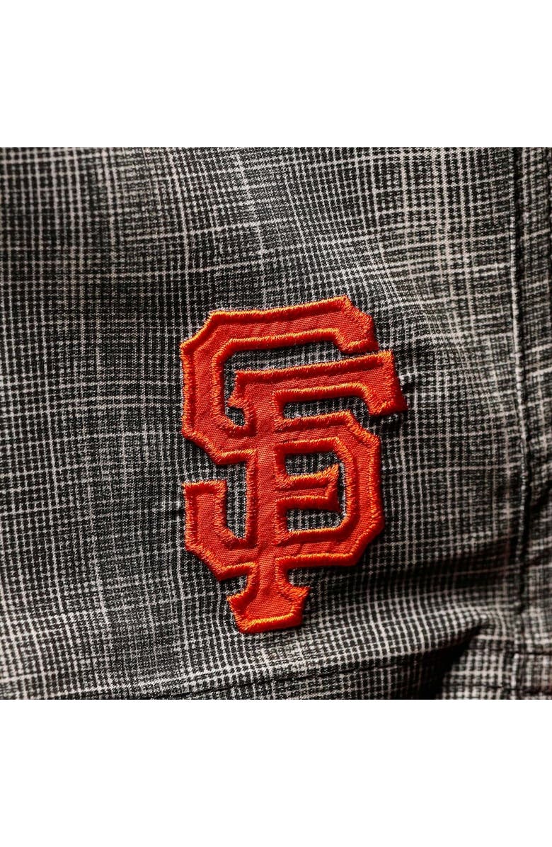 G-III SPORTS BY CARL BANKS Men's G-III Sports by Carl Banks Charcoal San Francisco Giants Horizon Volley Swim Trunks, Alternate, color,