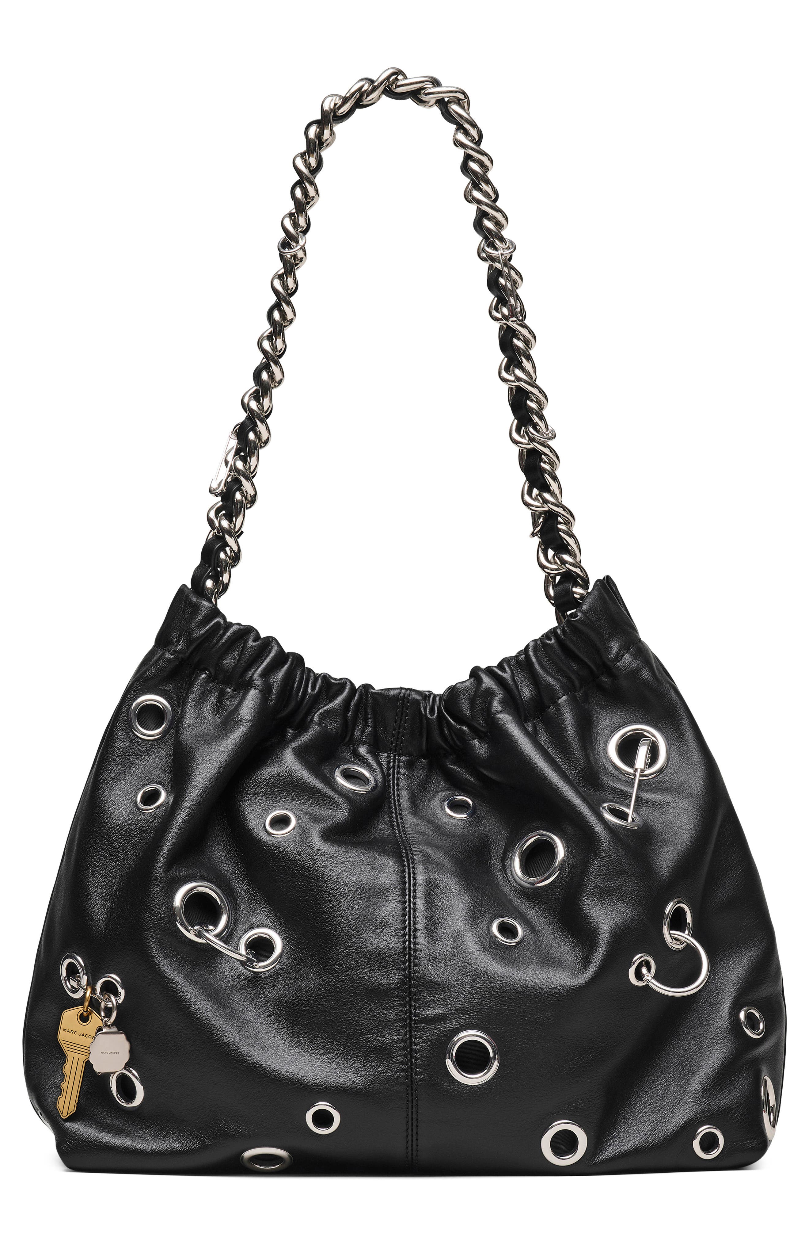 Marc Jacobs The Grommet Charm Cristina Leather Tote, Alternate, color, 