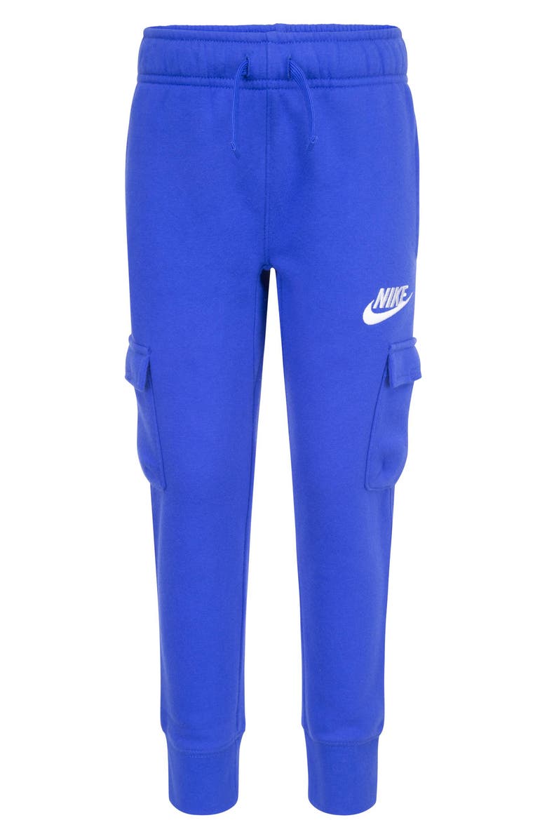 Nike Kids' Club Cargo Joggers, Main, color, Game Royal