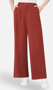 Yumi Linen Mix Mid Rise Trousers