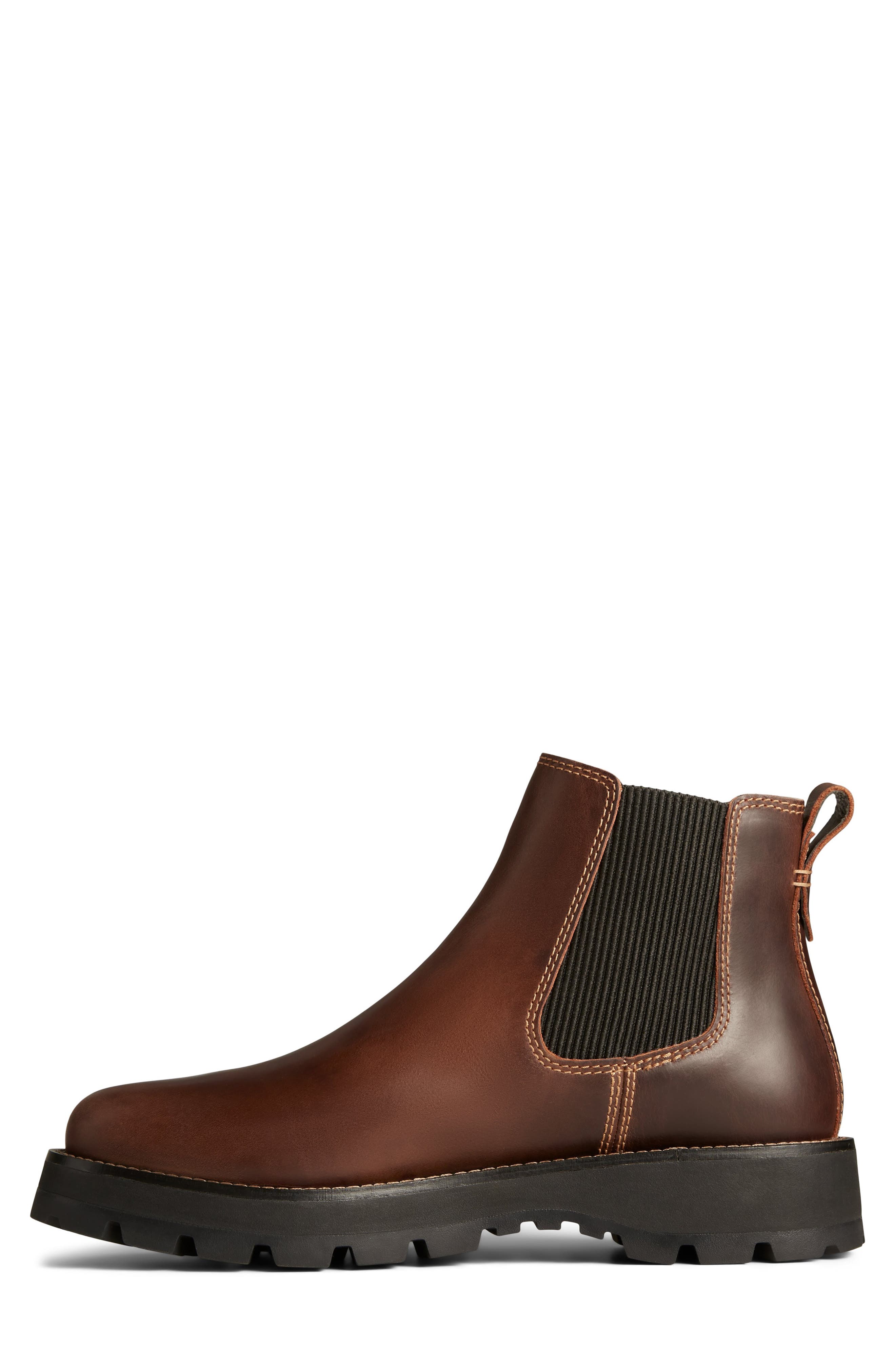 ZZDNU SPERRY TOP-SIDER<sup>®</sup> Mountain Sider Waterproof Chelsea Boot, Alternate, color, Brown
