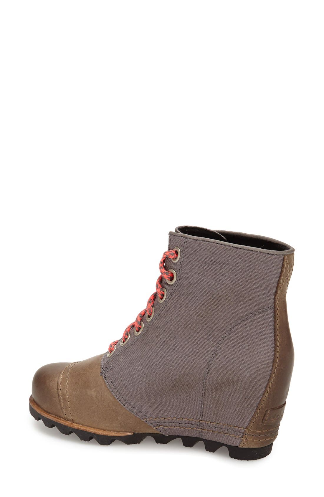 '1964 Premium Canvas' Waterproof Wedge Bootie, Alternate, color, SHALE