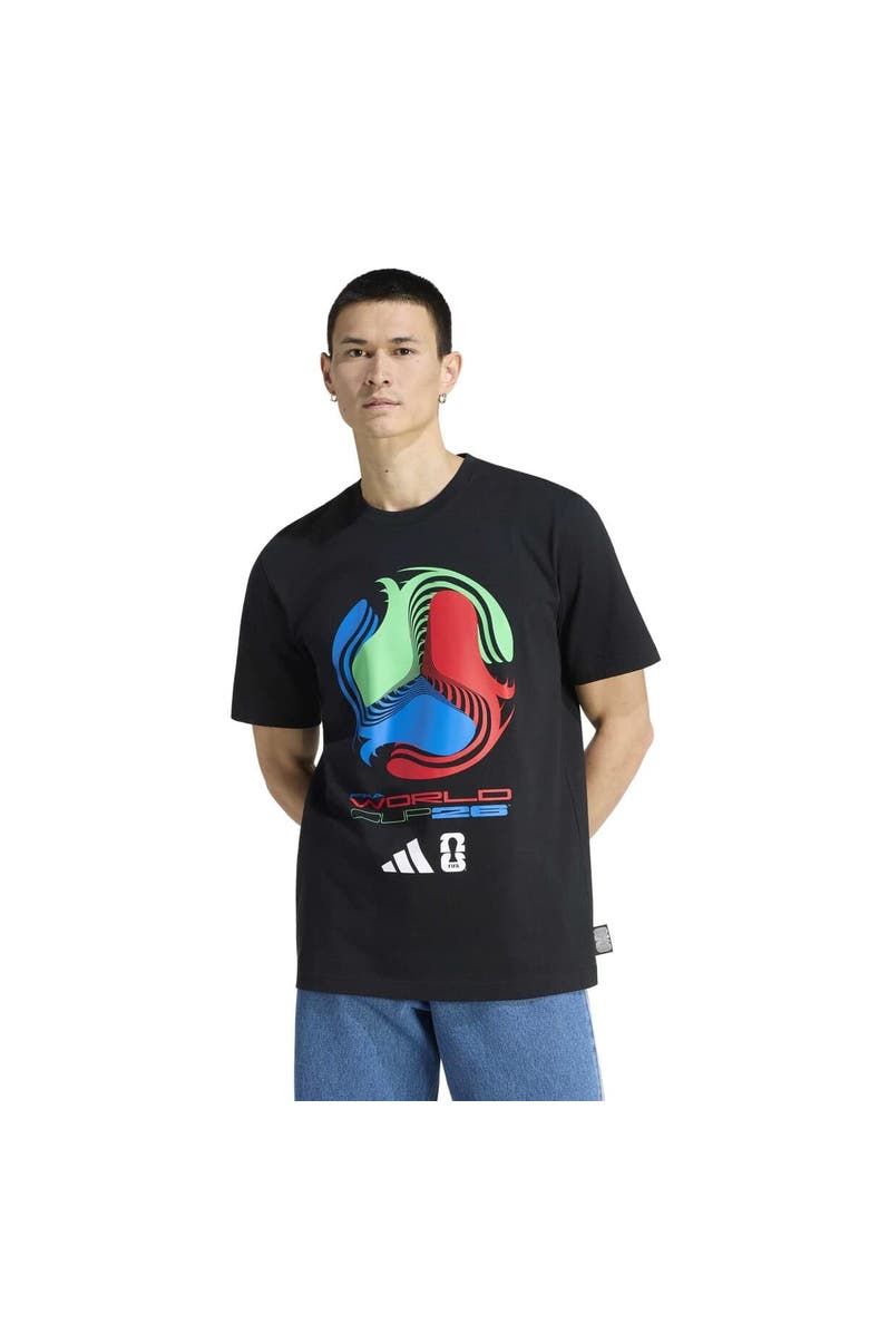 adidas Men's adidas Black 2026 FIFA World Cup Tour T-Shirt, Main, color, Black