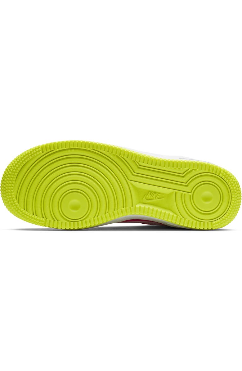 Nike Force 1 PS Zebra Print Sneaker, Alternate, color,