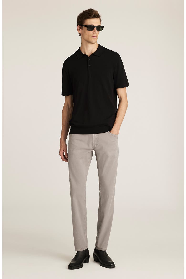Marcus Slim Straight Leg Twill Pants, Alternate, color, SHARK LUXE TWILL