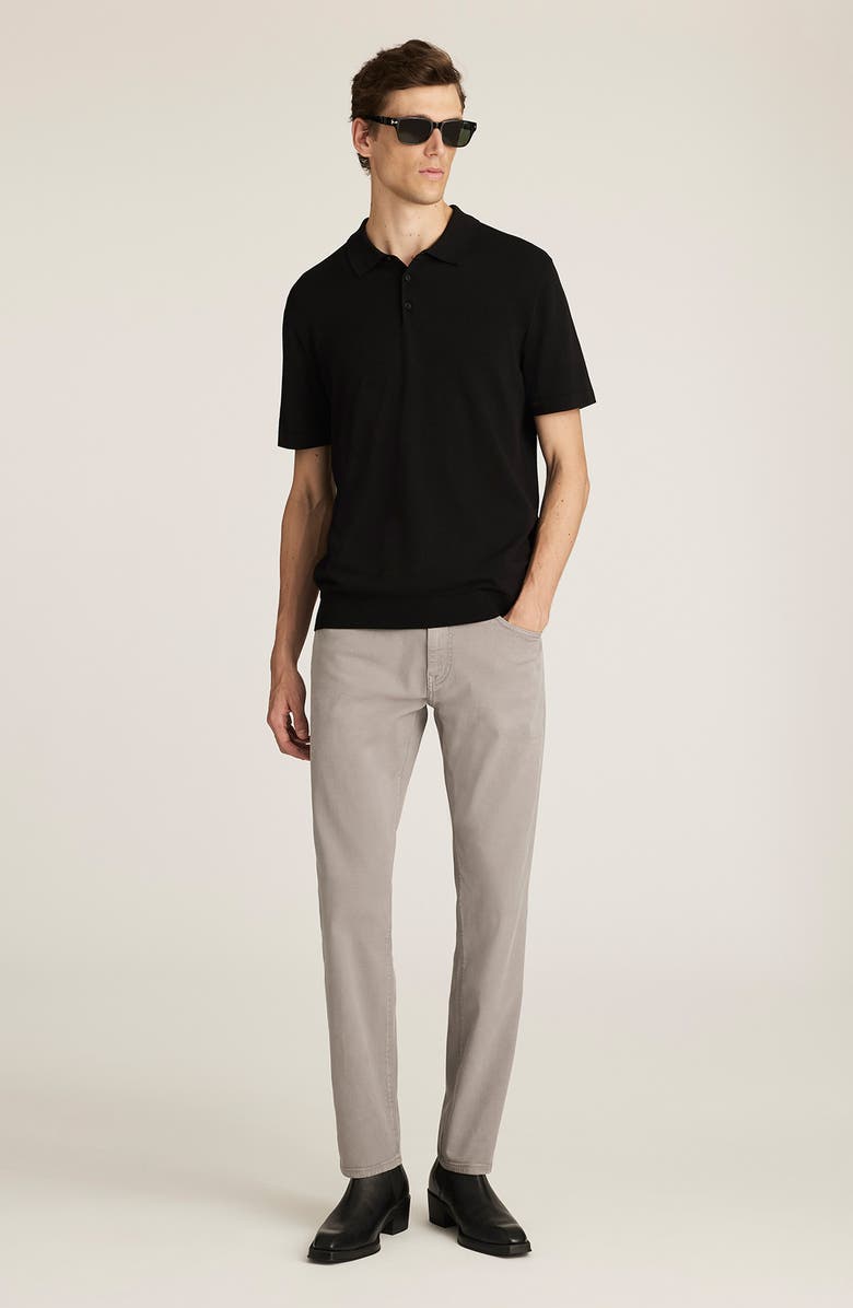 Mavi Jeans Marcus Slim Straight Leg Twill Pants, Alternate, color, Shark Luxe Twill