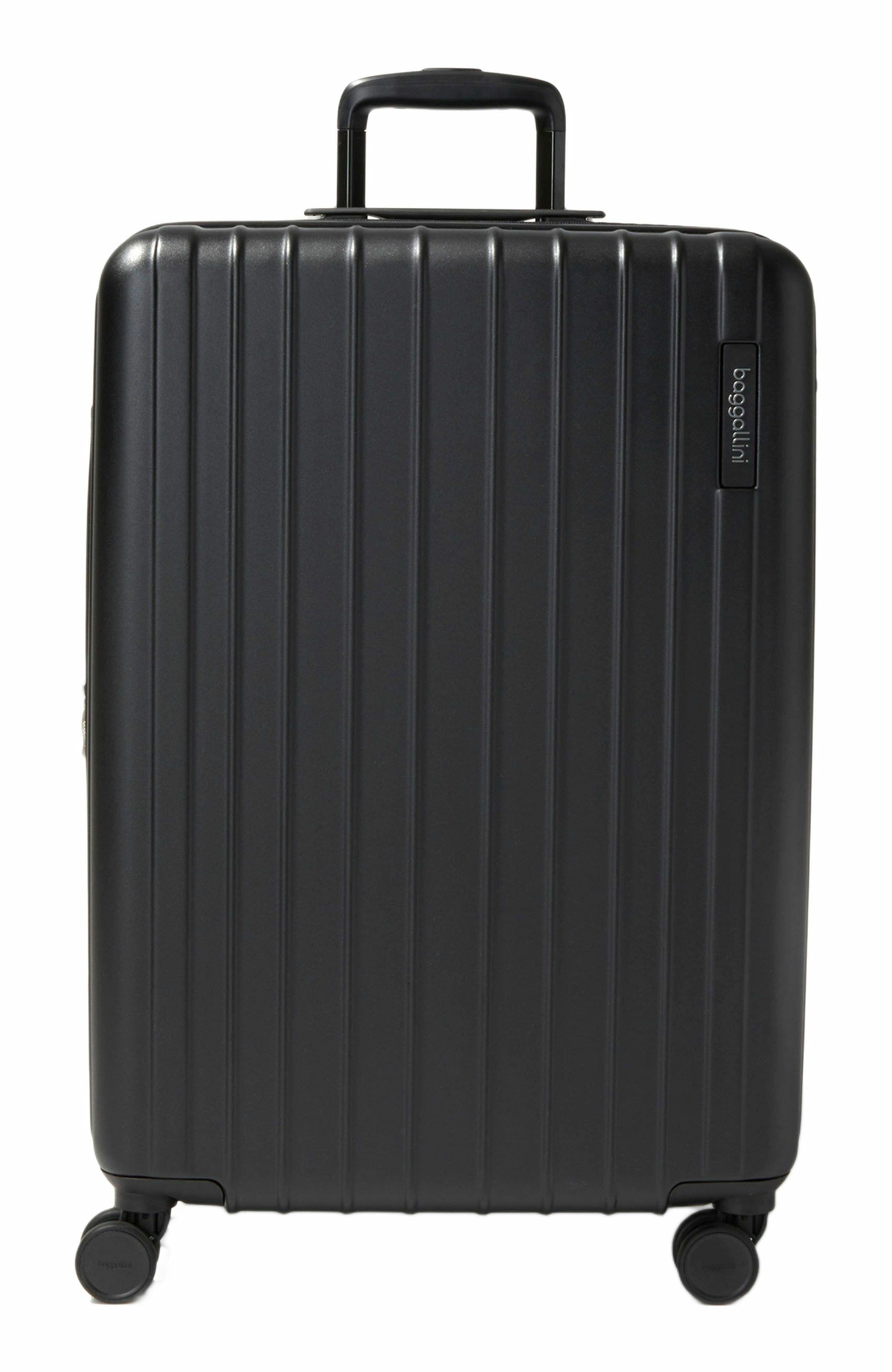 BAGGALLINI 26 in. 4 Wheel Large Hardshell Luggage, Main, color, Black