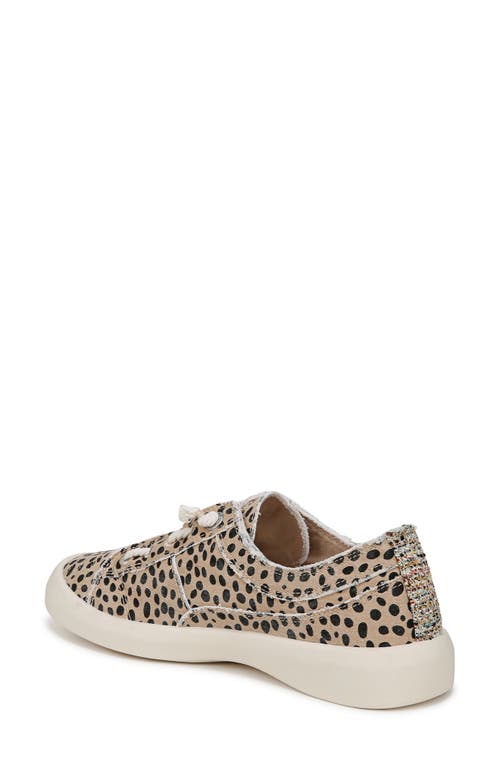 Blowfish Malibu Beachside Low Top Sneaker In Pixie Cheetah Fabric