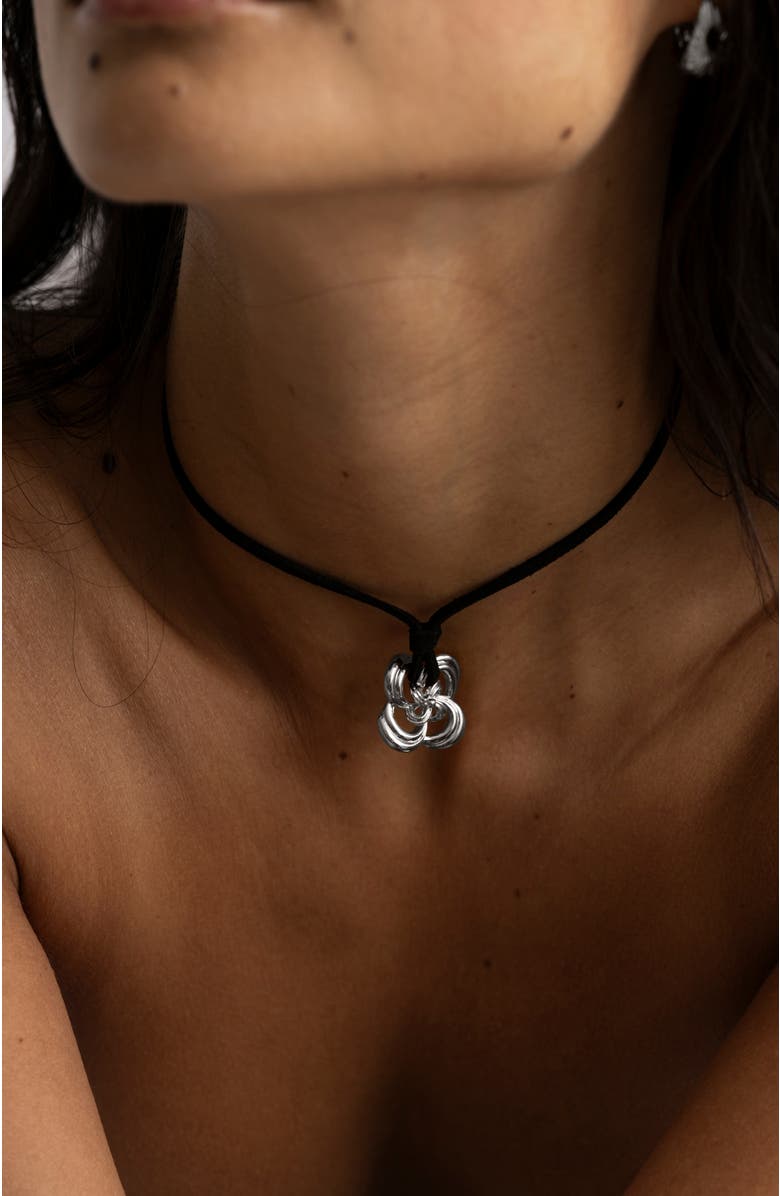 SEREIA OFFICIAL Sienna Necklace, Alternate, color, White Gold