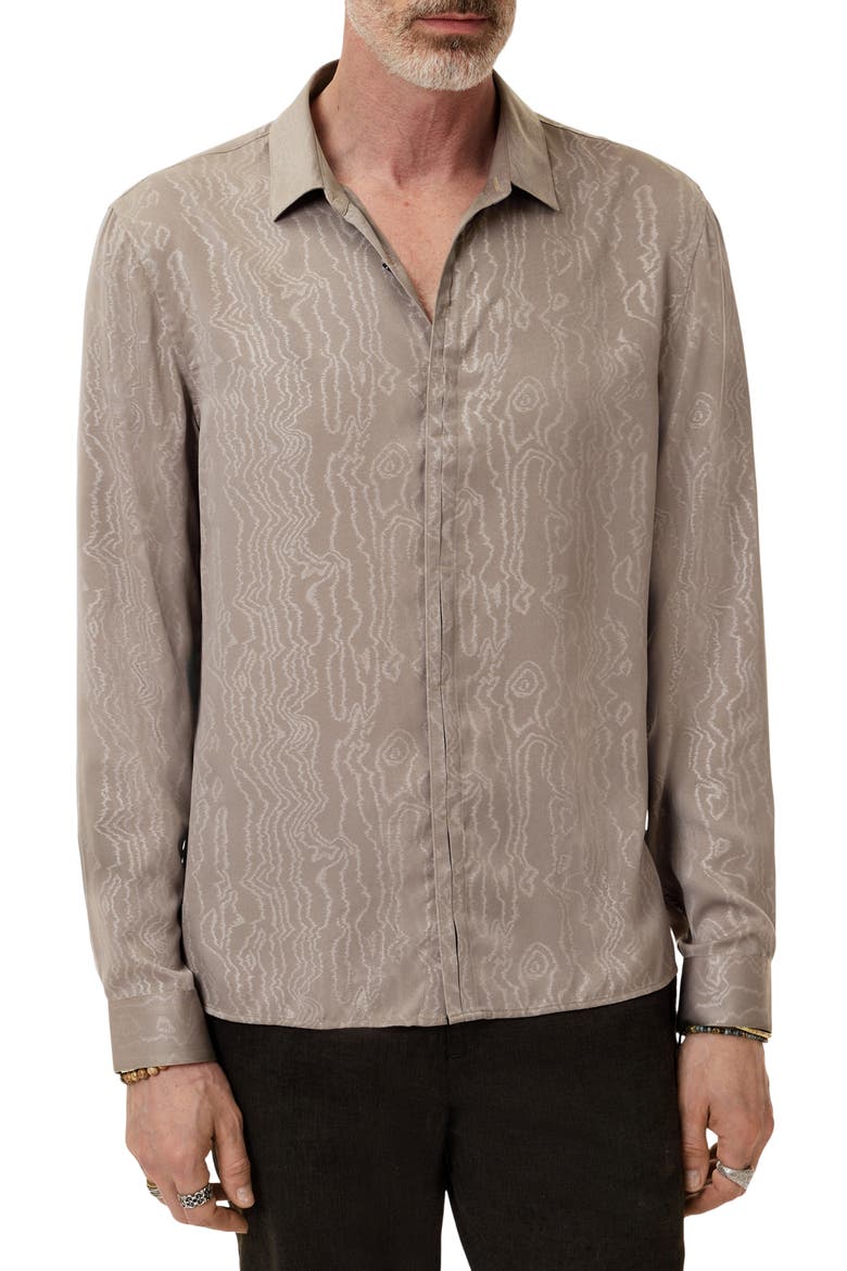 Hickory Button-Up Shirt, Alternate, color, TWIG