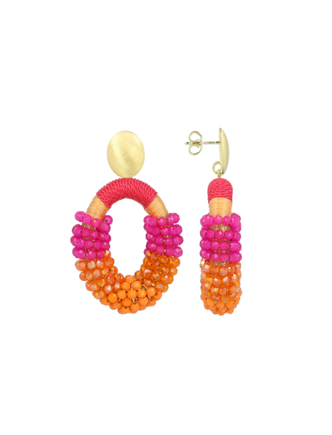 CE GB Combi Oval M - Fuchsia/Orange #108-B