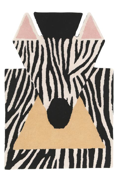 Wool Zebra Rug
