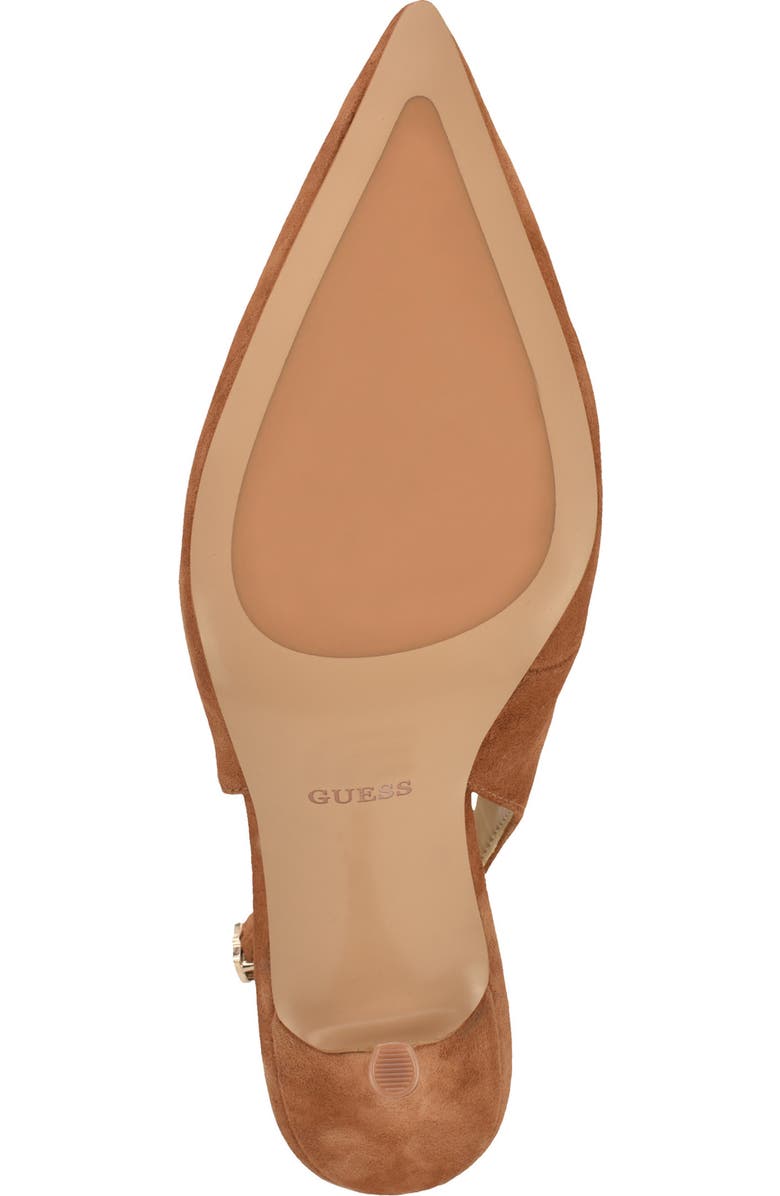 GUESS Princelsa Slingback Pump, Alternate, color, Brown