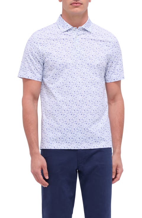 Victor OoohCotton® Casino Print Polo