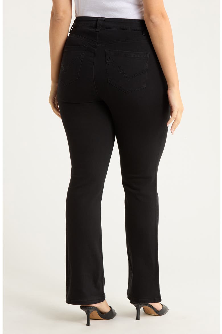 Dazzle Bootcut Jeans, Alternate, color, BLACK