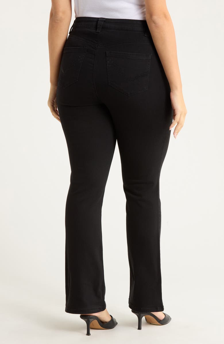 Democracy Dazzle Bootcut Jeans, Alternate, color, Black