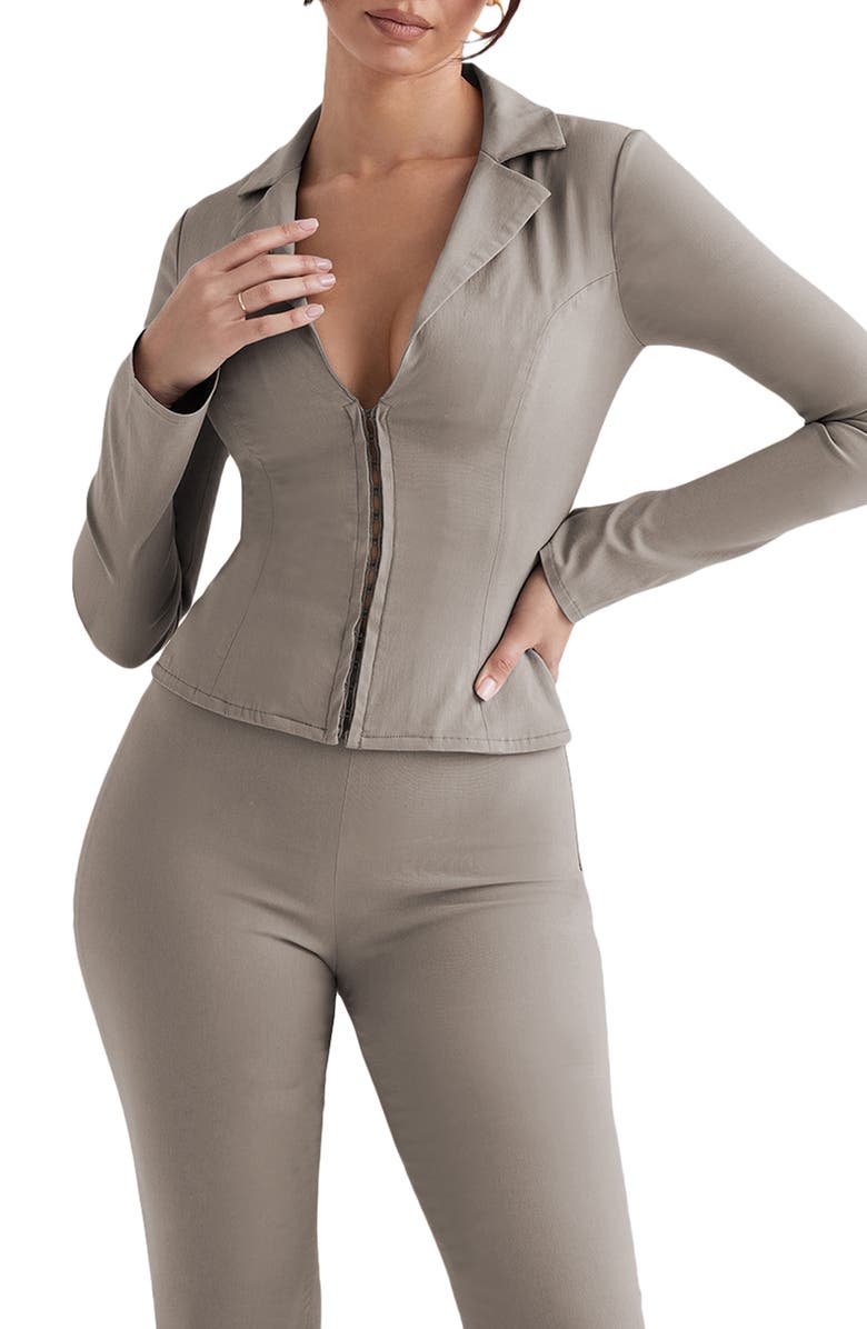 HOUSE OF CB Zakira Flare Sleeve Shirt, Alternate, color,