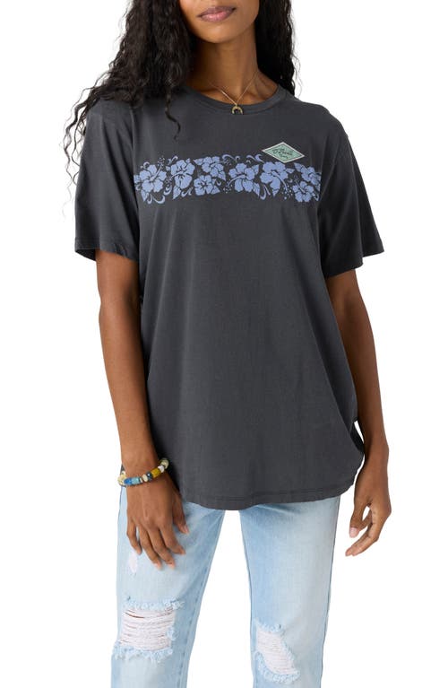 O'neill Retro Tropic Graphic T-shirt In Black