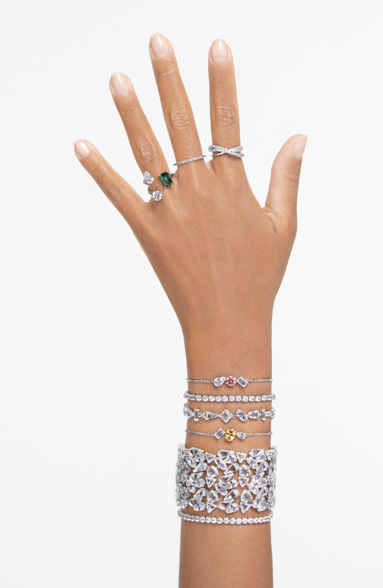 Swarovski Mesmera Mixed Crystal Bracelet, Alternate, color, 