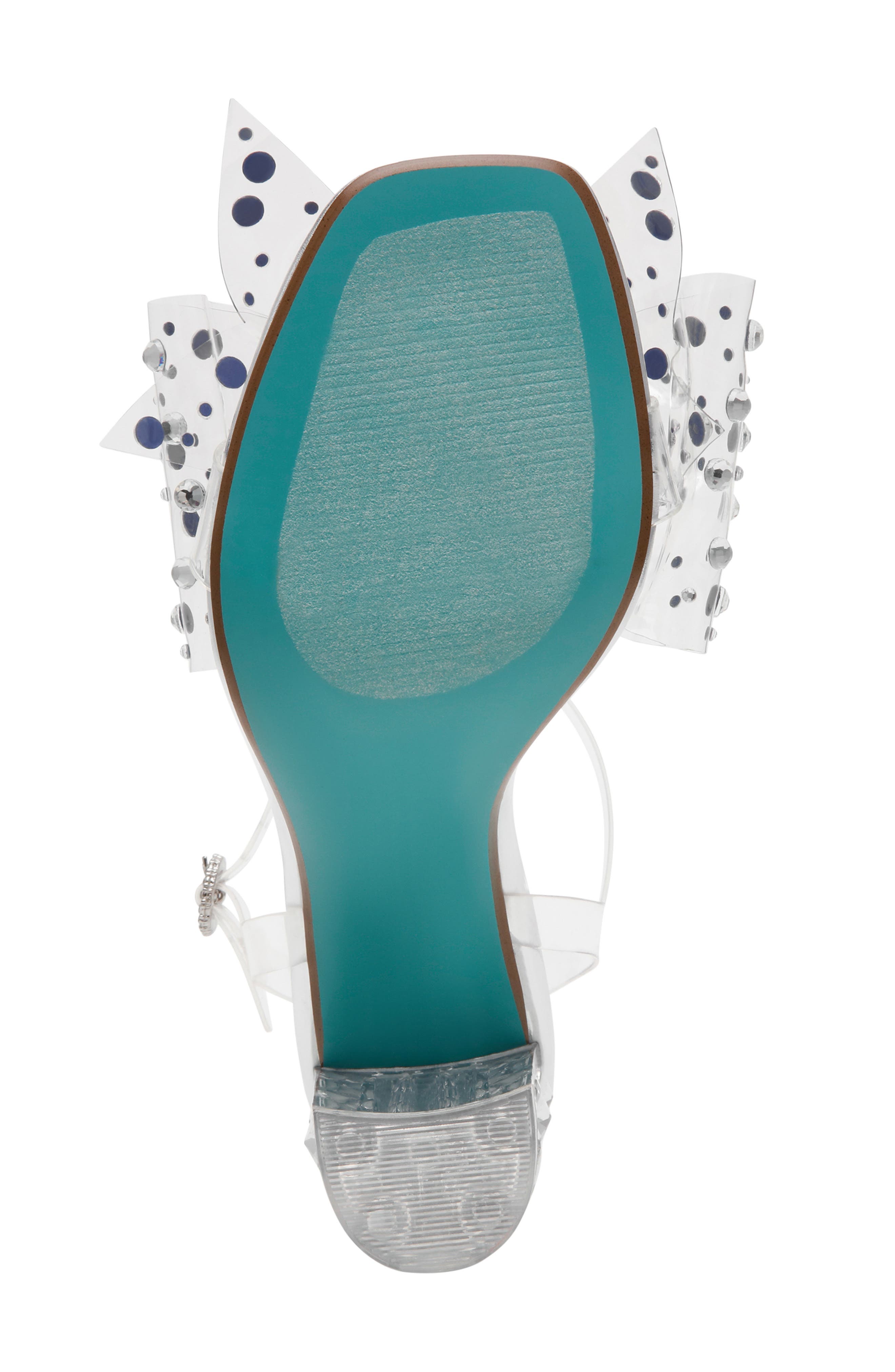 Betsey Johnson Pratt Ankle Strap Sandal, Alternate, color, Silver