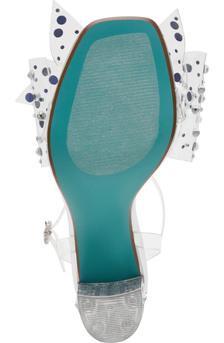 Betsey Johnson Pratt Ankle Strap Sandal, Alternate, color, Silver