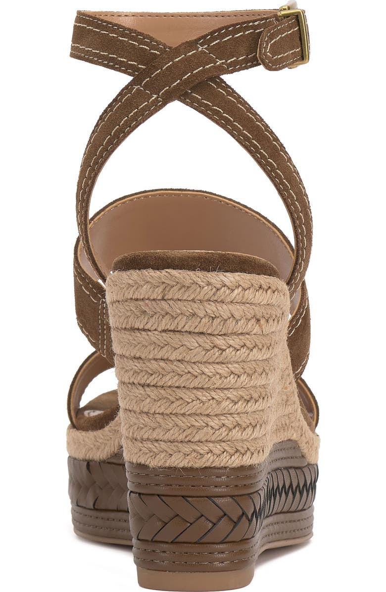 Vince Camuto Esmia Ankle Strap Platform Wedge Sandal, Alternate, color, Reishi