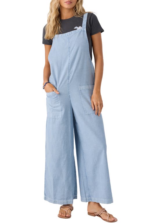 O'neill Juniors' Summerlin Wide-leg Jumpsuit In Blue