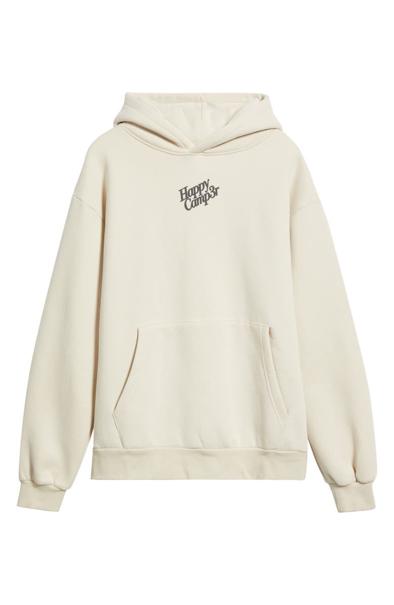 HAPPY CAMP3R Puff Series Core Logo Cotton Blend Hoodie, Alternate, color, Beige
