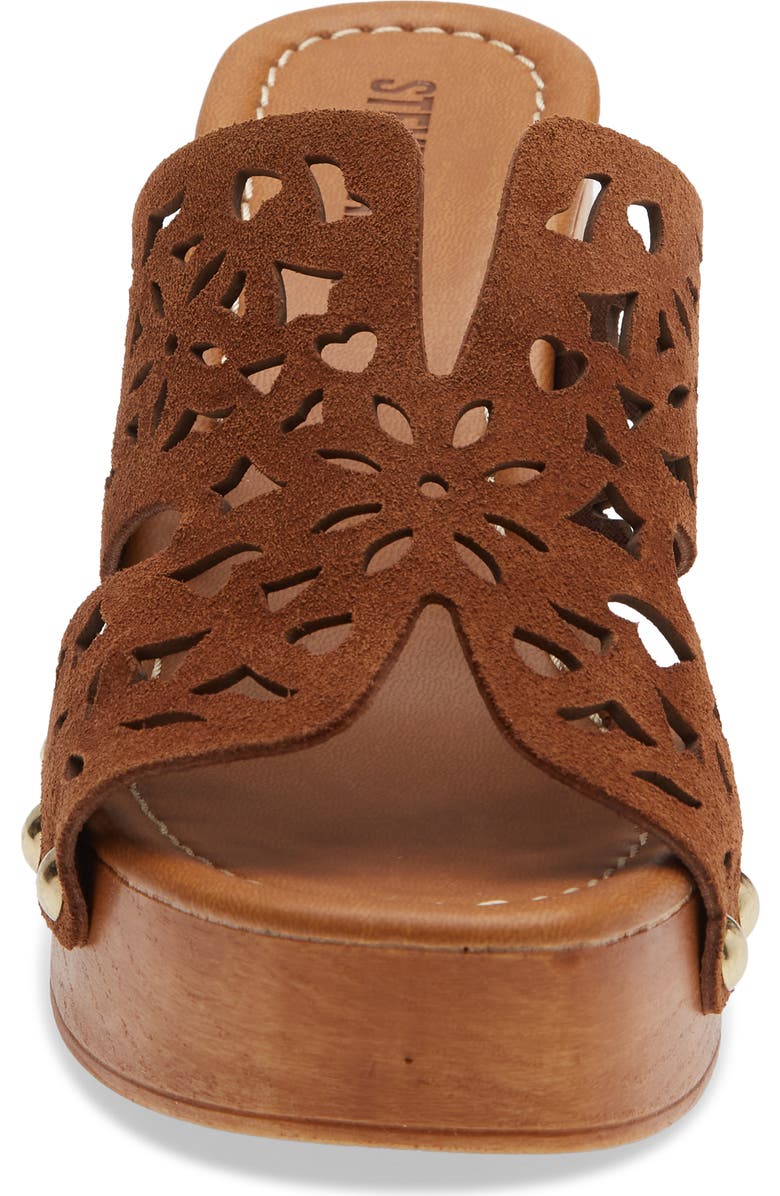 Steve Madden Sunkissed Platform Sandal, Alternate, color, Chestnut Suede