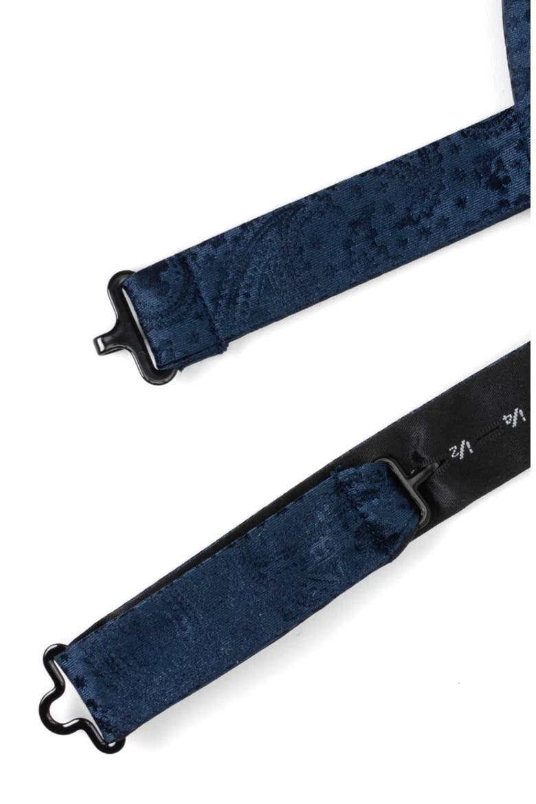 Mickey Mouse Paisley Silk Bow Tie, Alternate, color, NAVY